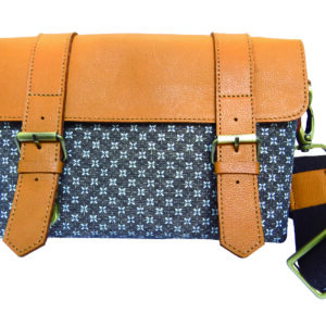 Messenger Bag (Gold and Blue)